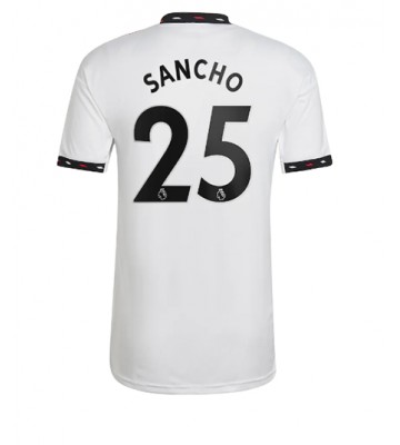 Manchester United Jadon Sancho #25 Bortatröja 2022-23 Korta ärmar